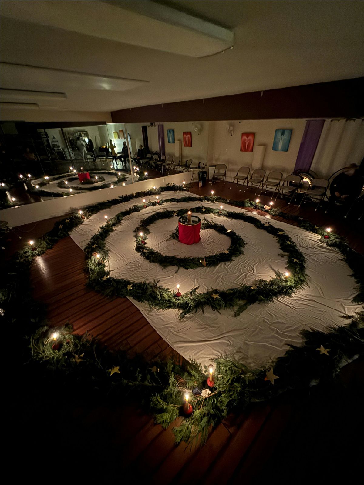 Solstice Spiral, a Ceremony of Light and Dark.