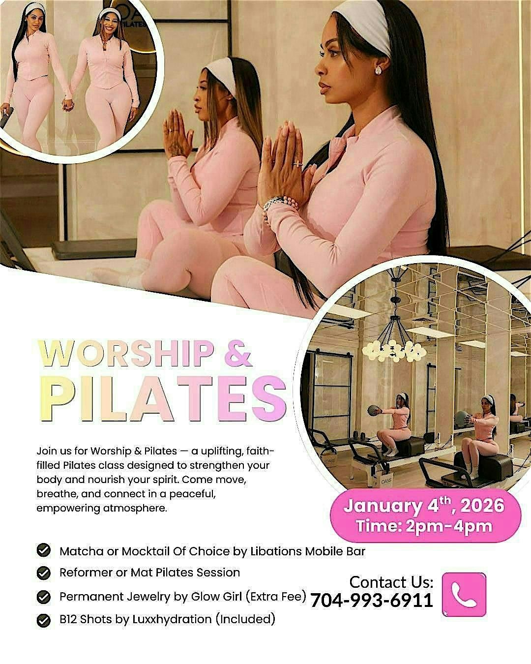 Worship & Pilates at Oasis Pilates Studio