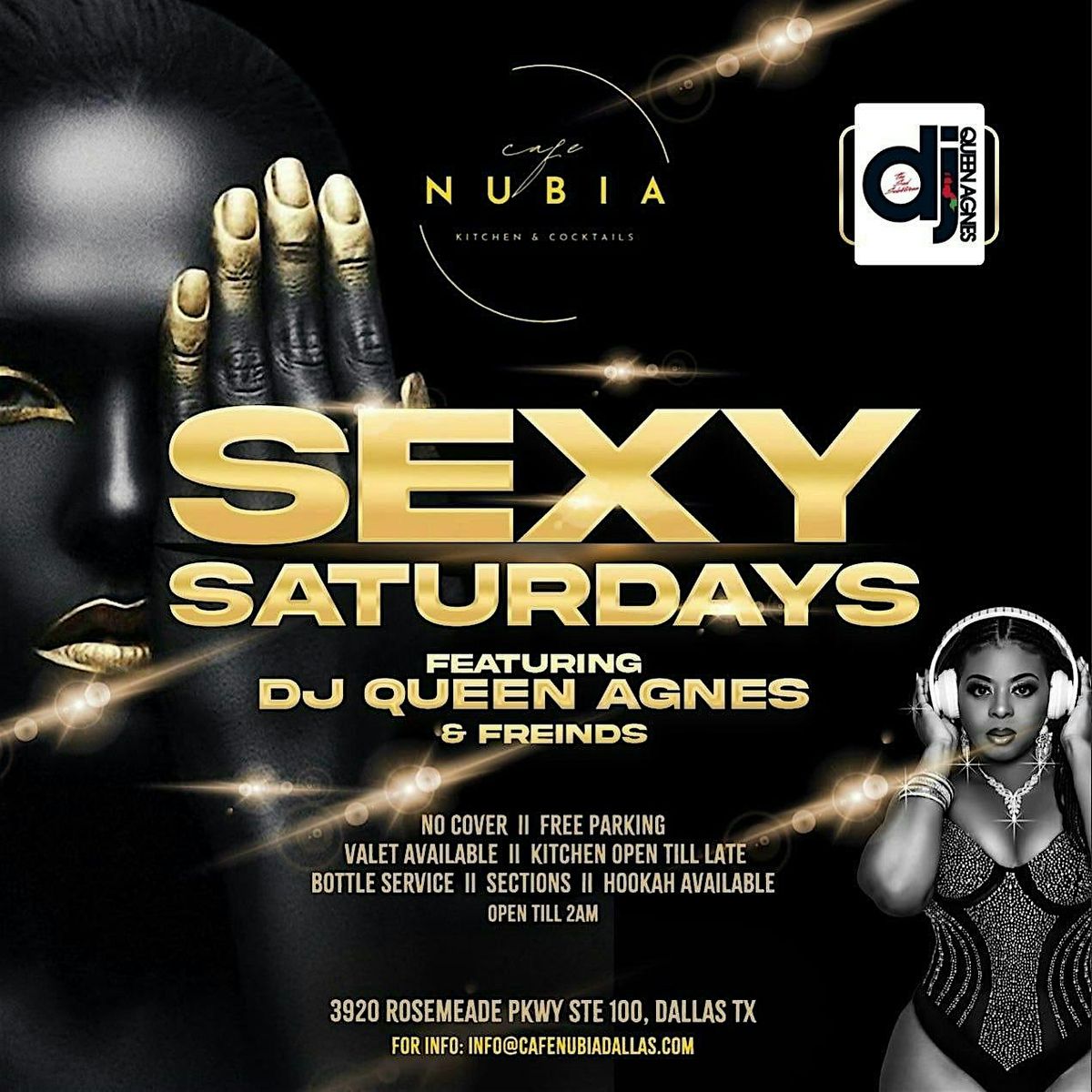 S E X Y Saturdays at Cafe Nubia Upscale Lounge