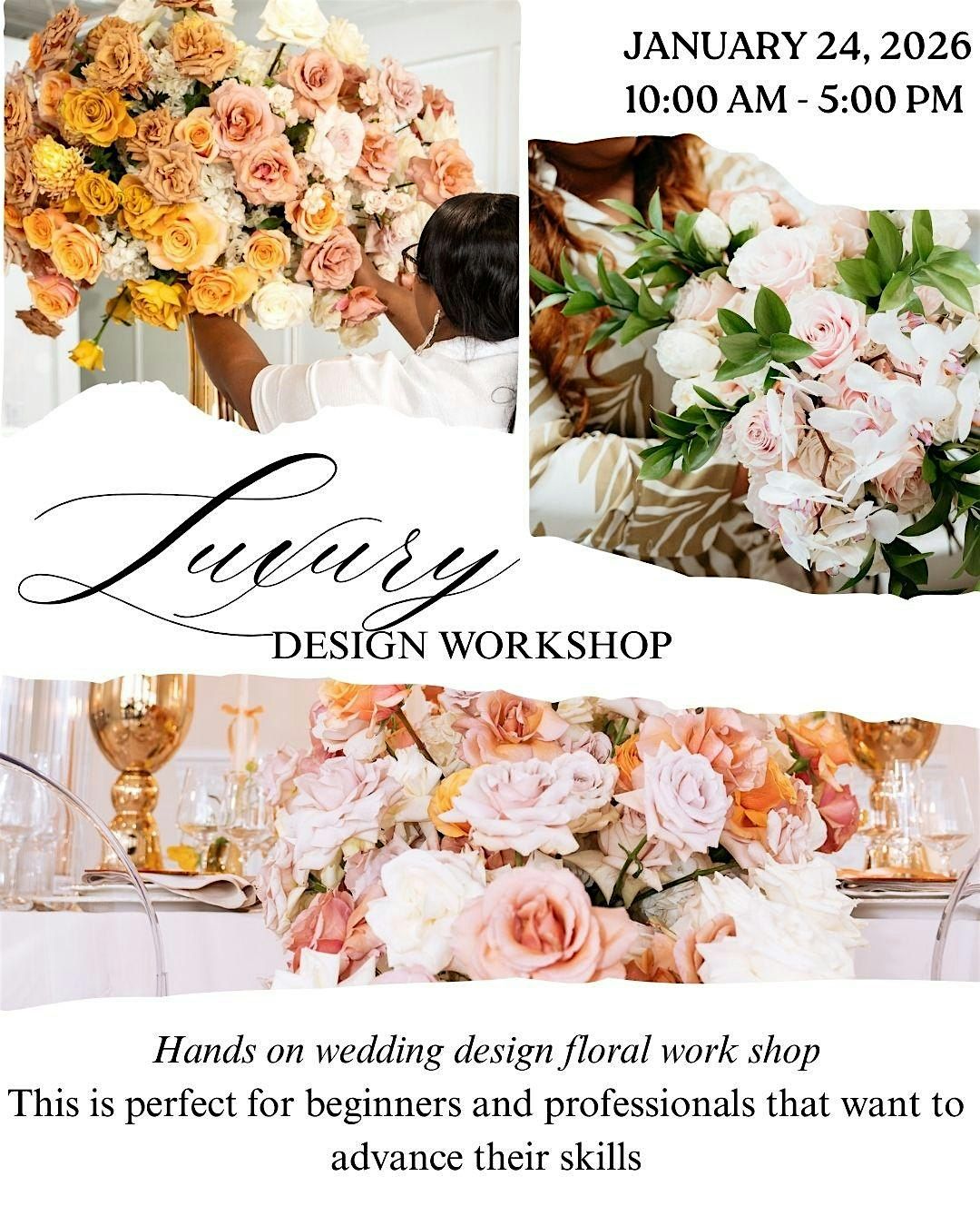 Luxury Flower Design Workshop
