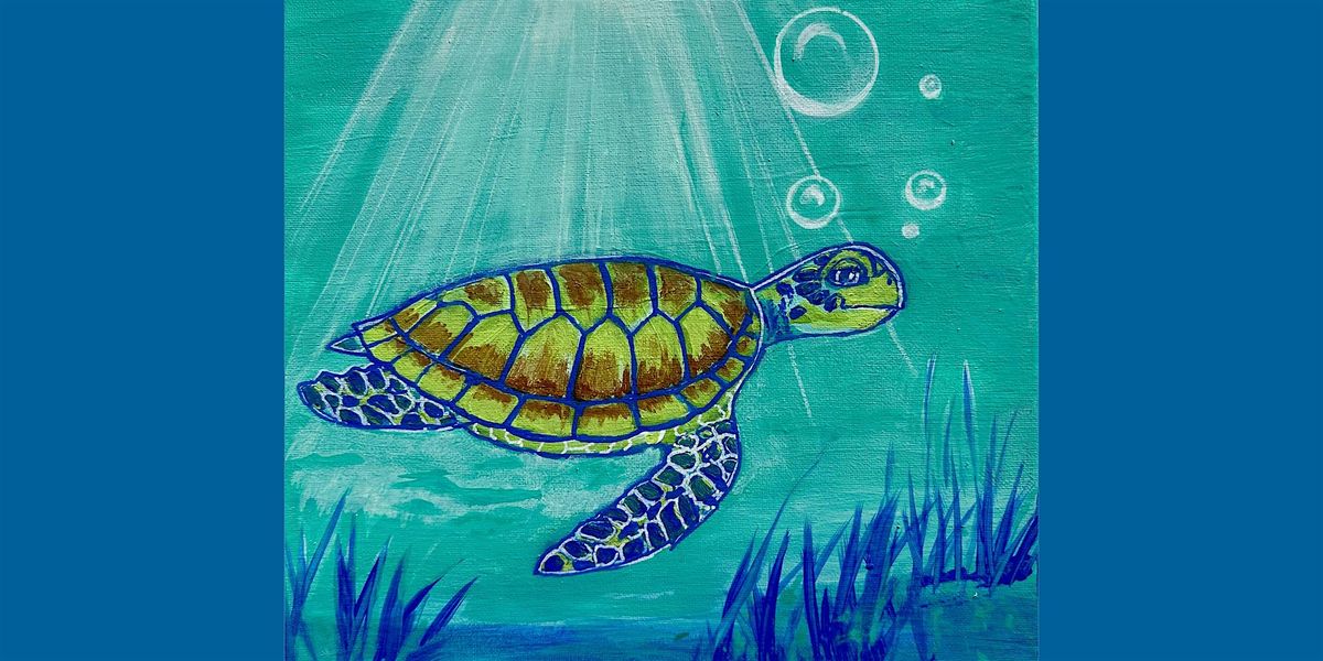 Workshop | Acrylic Painting \u2022 Sea Turtle | Art-A-Fair