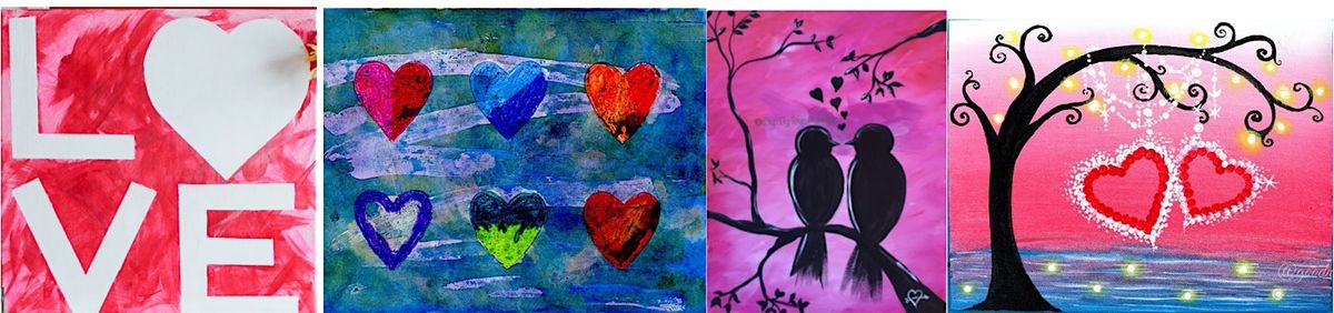 Valentine's Painting Party at Stage Left (Woodstock Square)