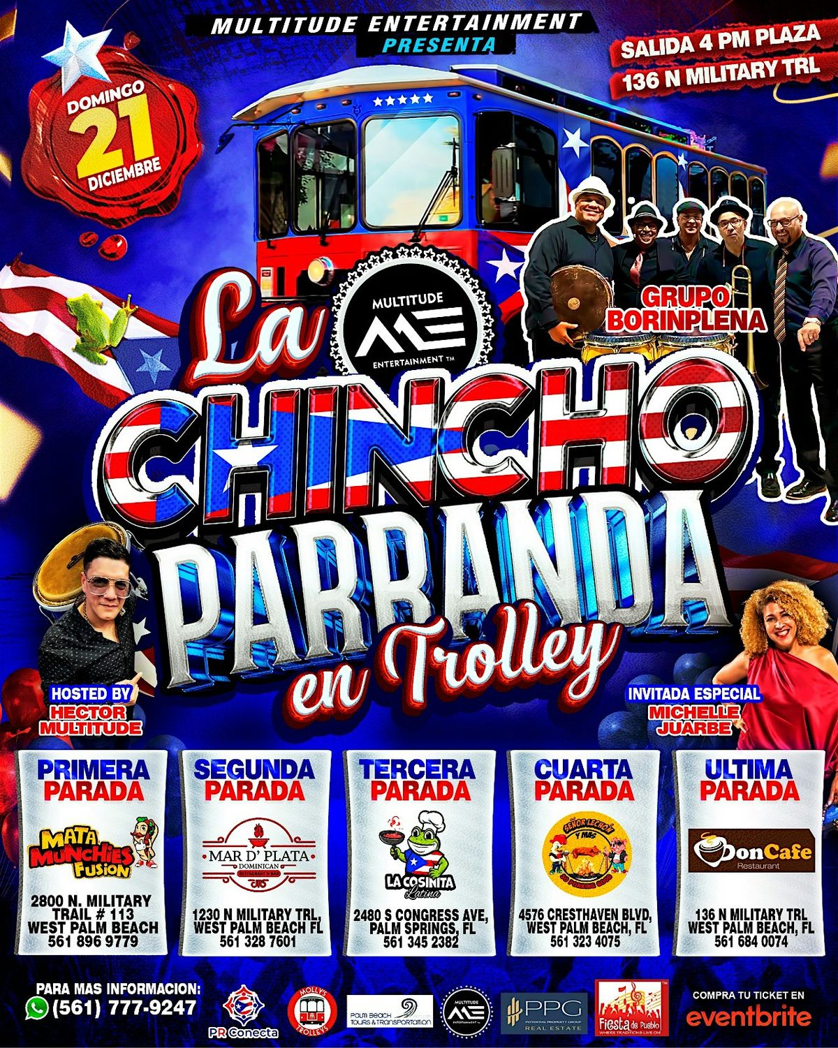 La CHINCHO PARRANDA EN TROLLEY