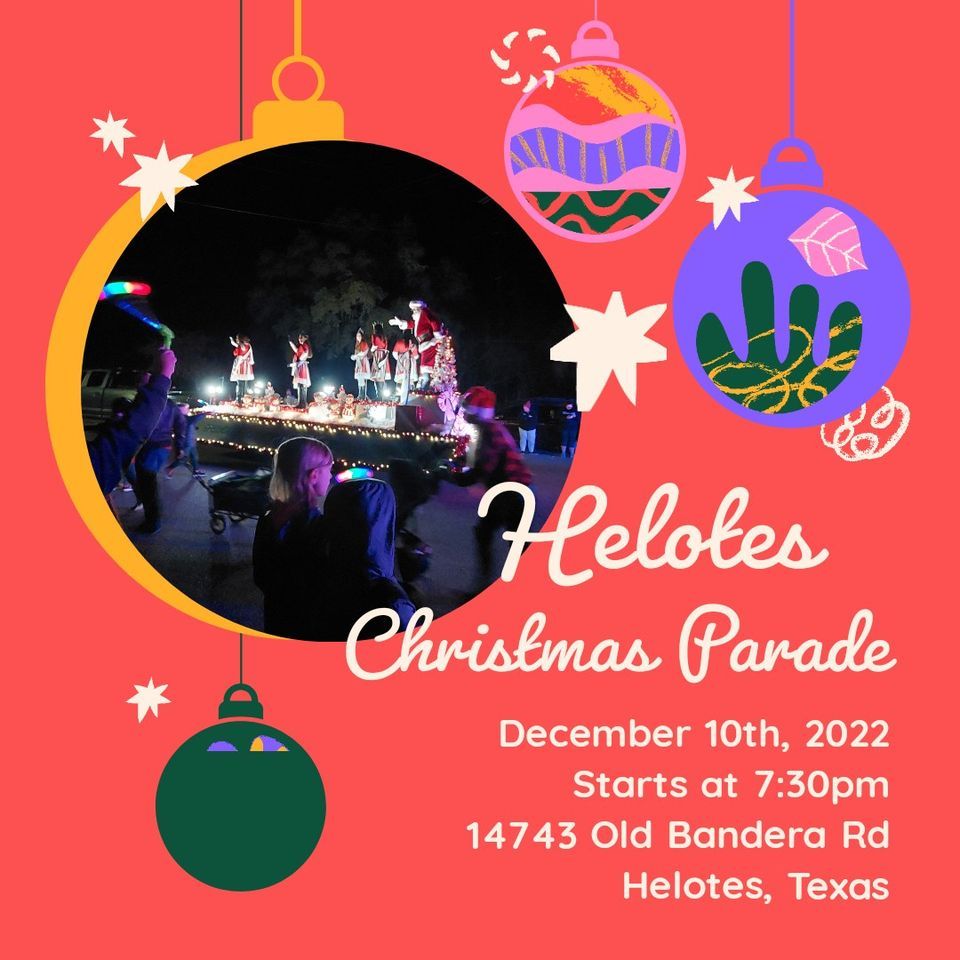 Helotes Christmas Parade Congelato Helotes Texas December 10, 2022