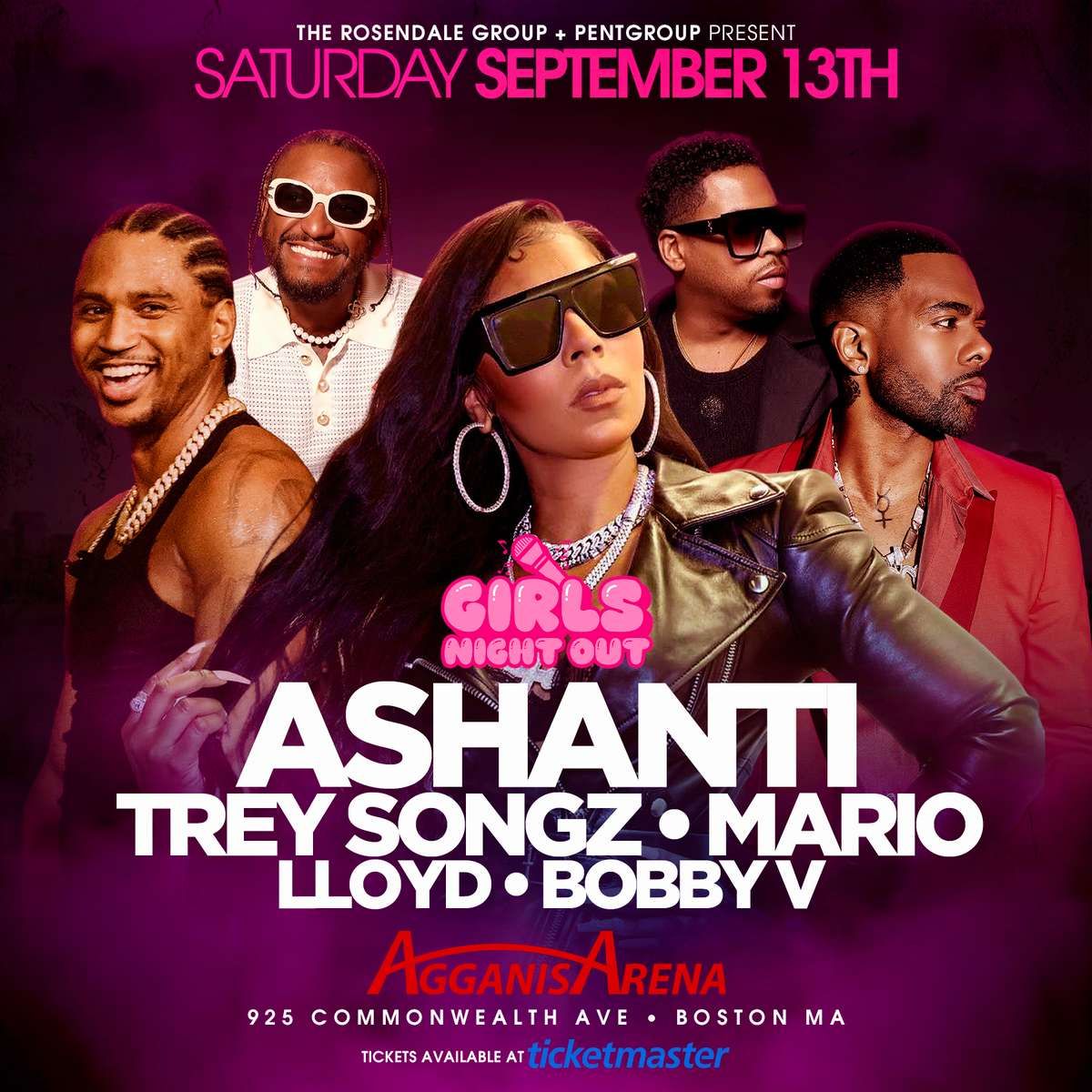 Girls Night Out: Ashanti Trey Songz Mario Lloyd & Bobby V