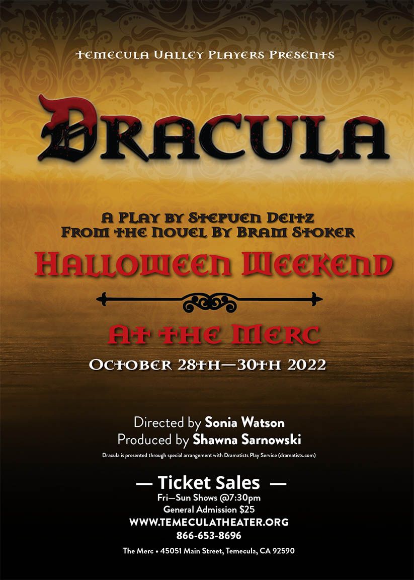 Dracula - Play at Peery's Egyptian Theatre