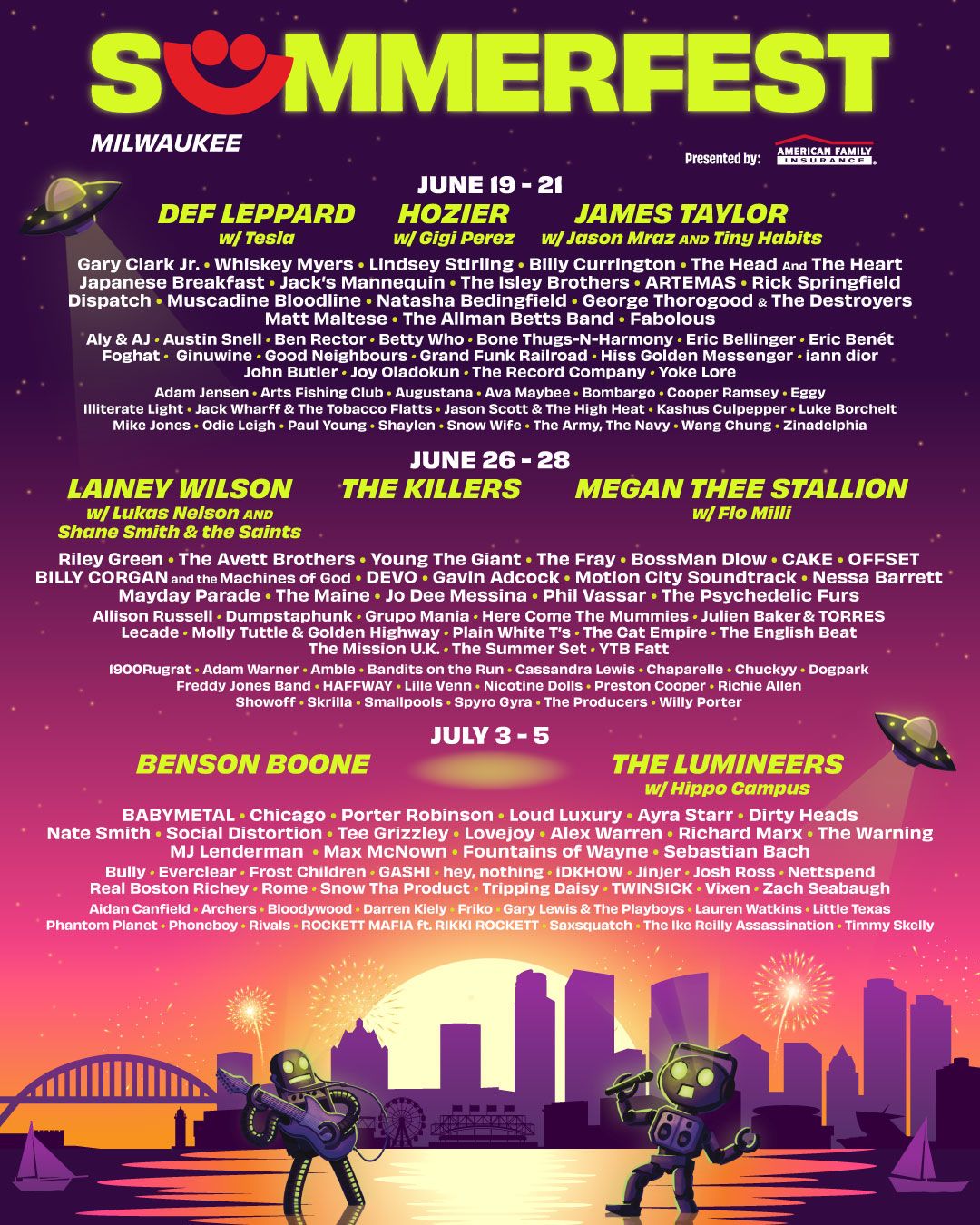 Benson Boone Summerfest Presale 2025 