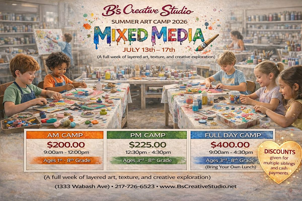 SUMMER CAMP Mixed Media