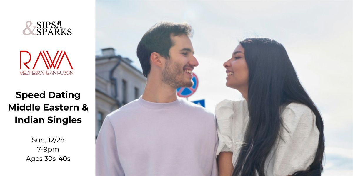 Middle Eastern & Indian 30s\u201340s Singles | Speed Dating | New Haven, CT