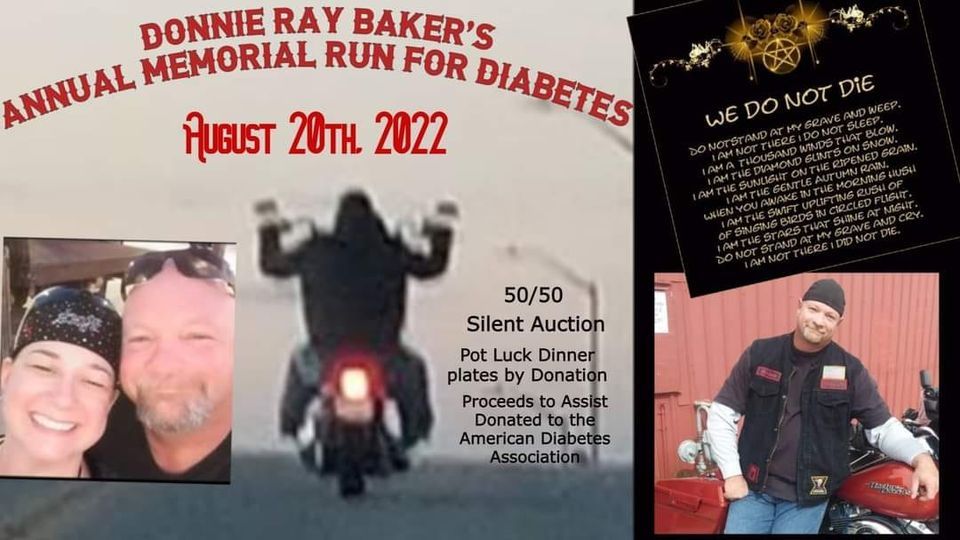 Donnie Ray Bakers Annual Memorial Run for ADA Rosebuds, Junction City, KS August 20, 2022