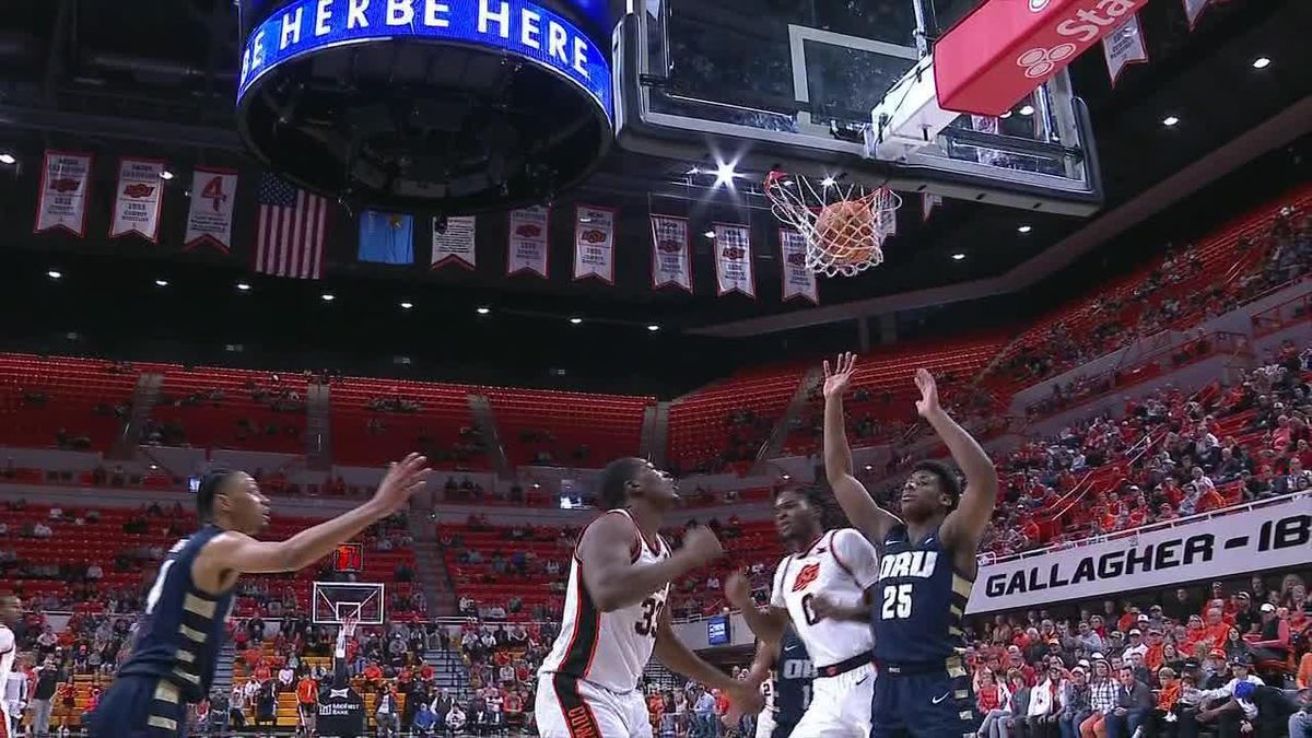 Oral Roberts Golden Eagles at Oklahoma State Cowboys Mens Basketball at Gallagher Iba Arena