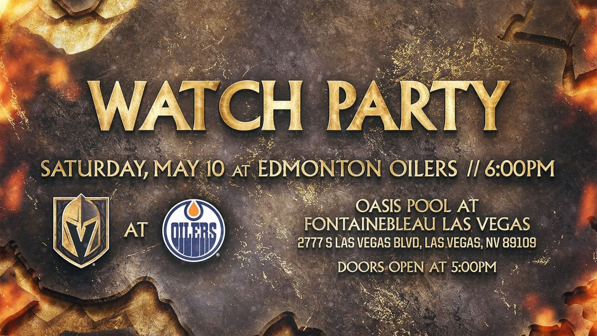 Edmonton Oilers at Vegas Golden Knights at T-Mobile Arena