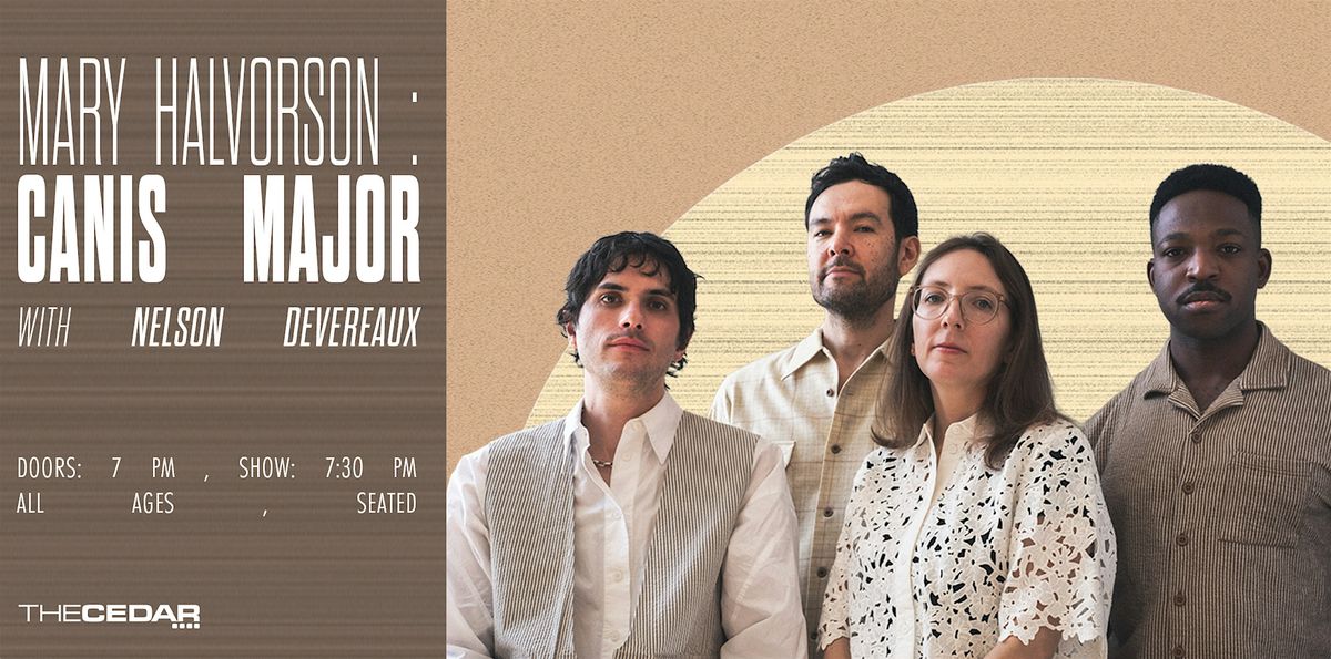 MARY HALVORSON: CANIS MAJOR with Nelson Devereaux