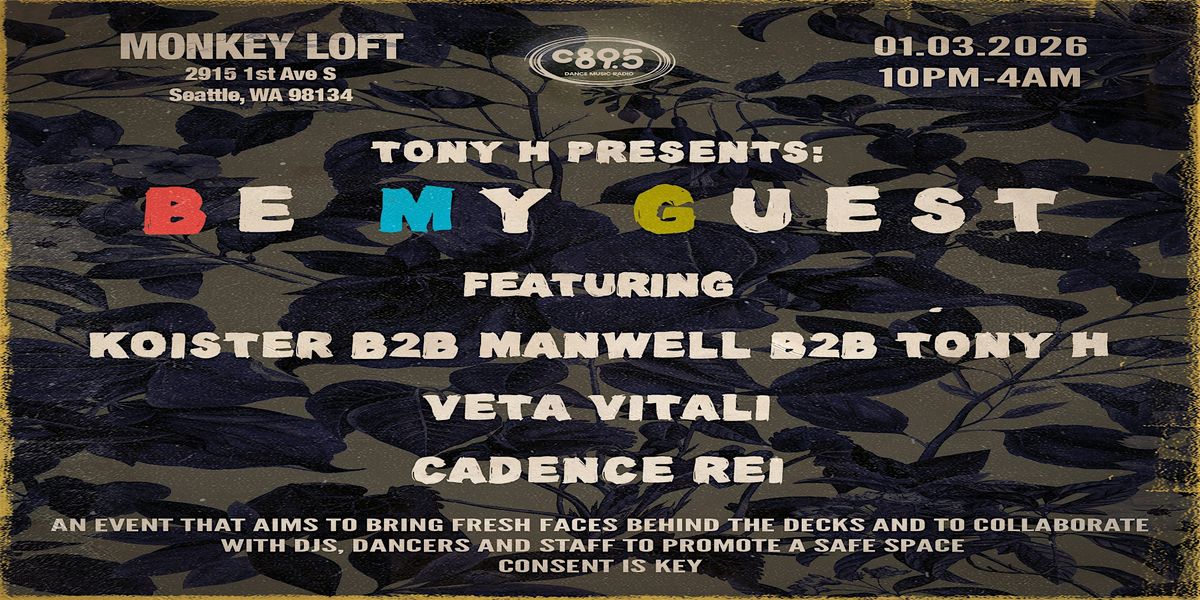 Tony H Presents: Be My Guest