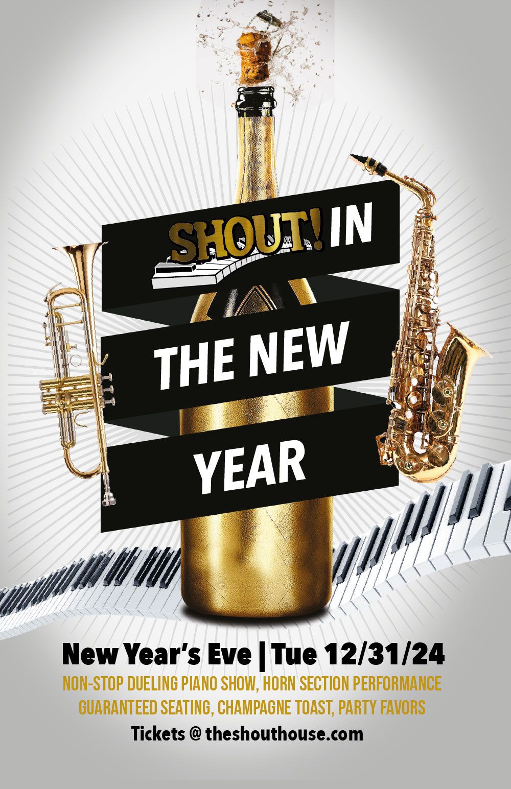 New Years Eve Dueling Pianos at Mississippi Moon Bar - Diamond Jo Casino