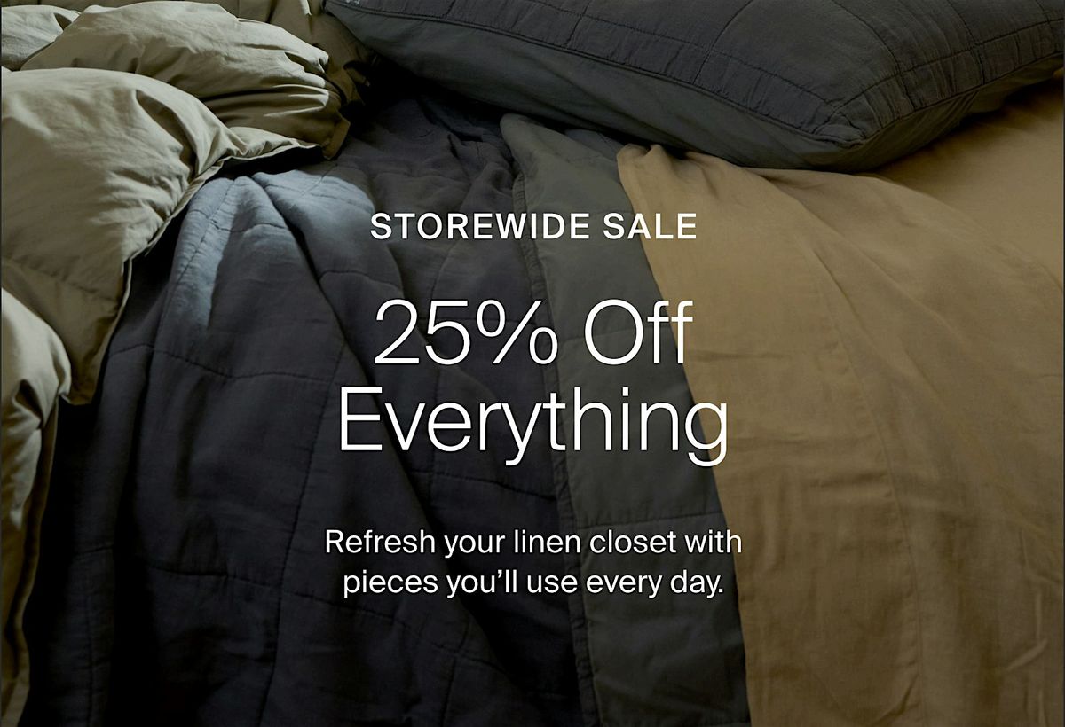 Parachute Home Memorial Day Storewide Sale