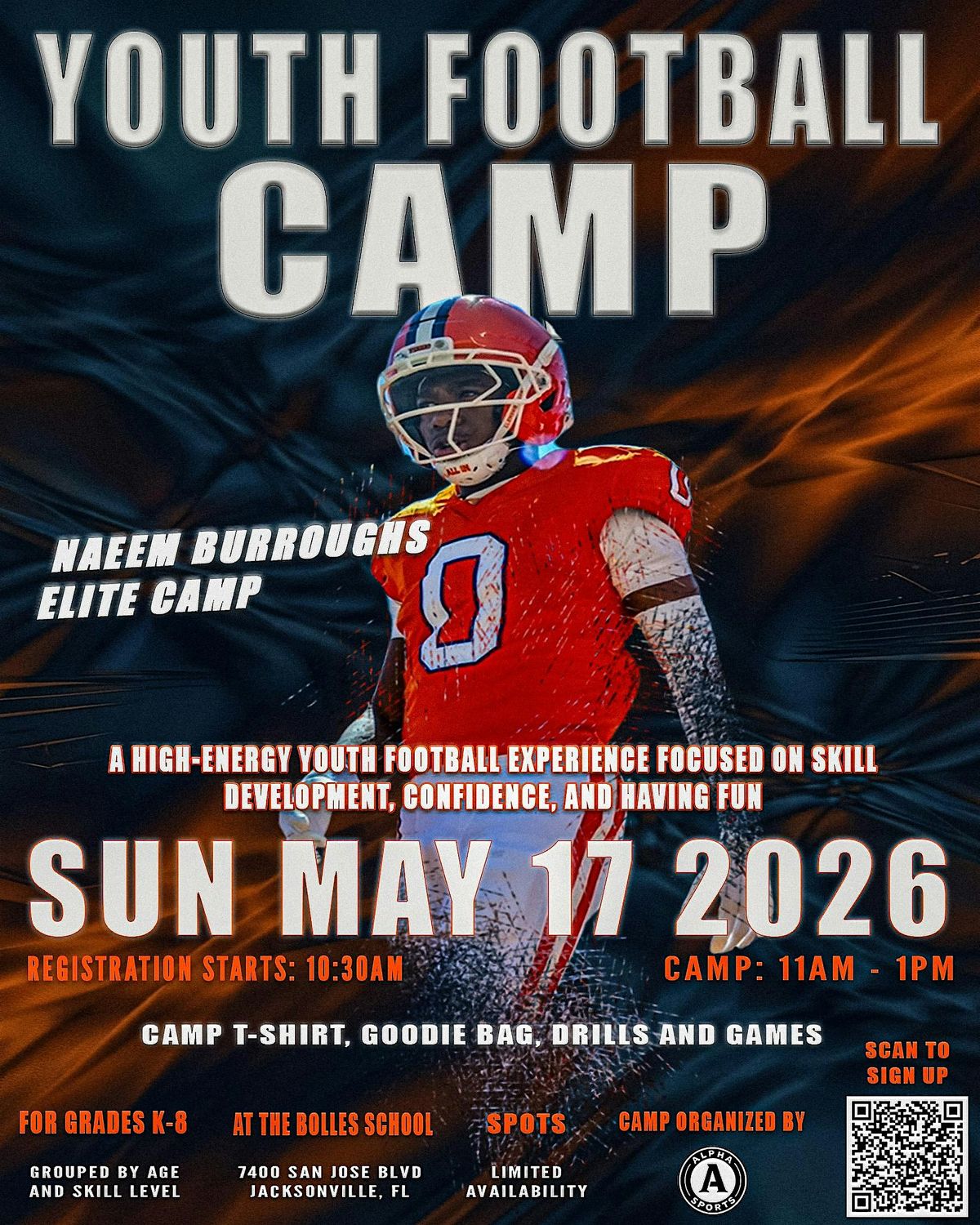 Next Level Youth Football Camp- Burroughs Brothers Elite Camp