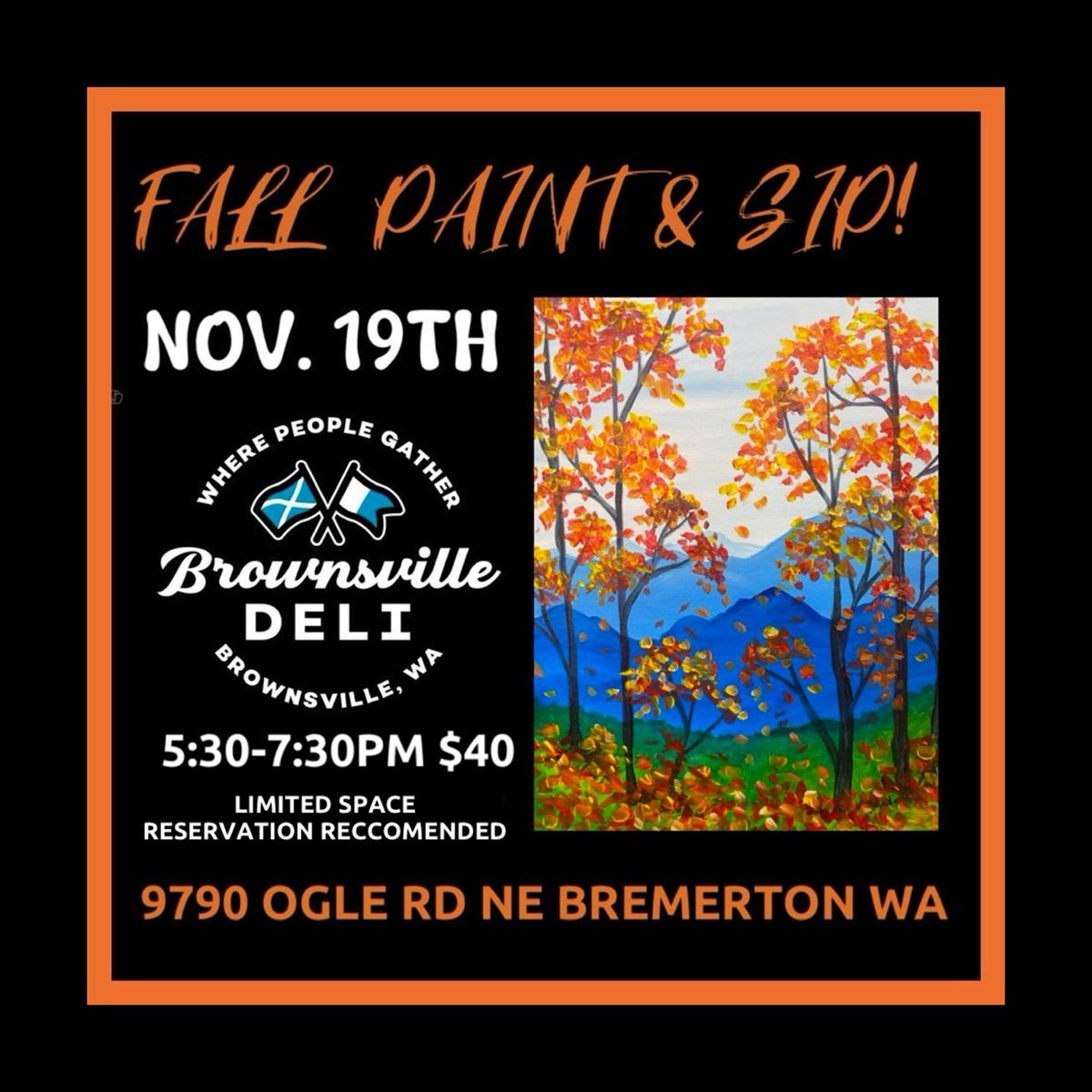 Fall Paint & Sip Brownsville!