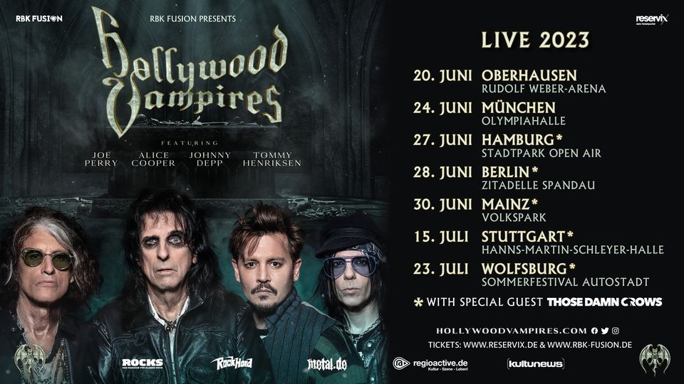 The Hollywood Vampires | Live 2023 | Summer in the City Mainz