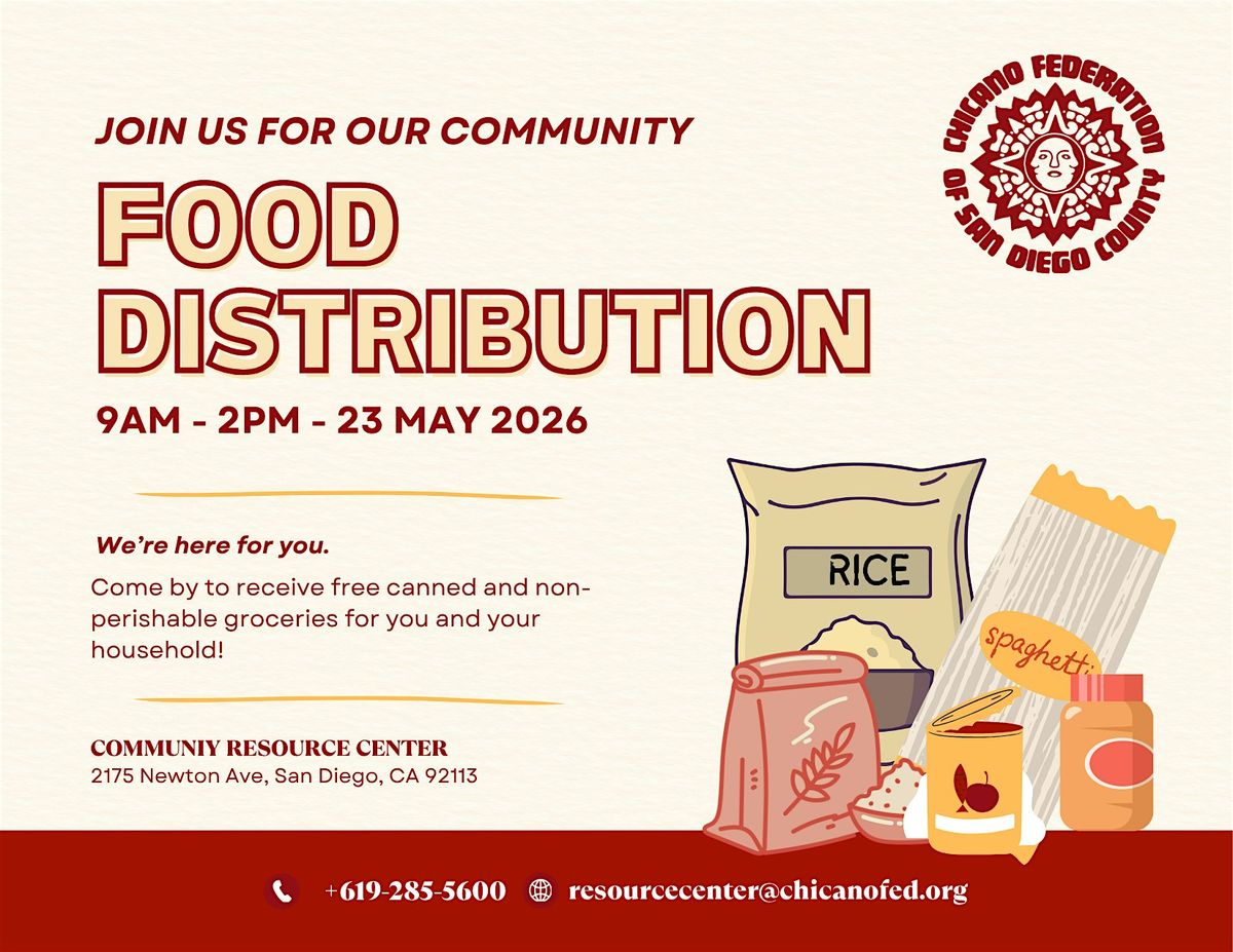 Chicano Federation Food Distribution \/ Distribuci\u00f3n de Alimentos