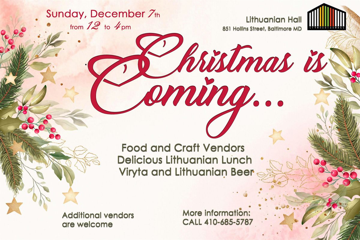 Christmas Bazaar at the Lithuanian Hall