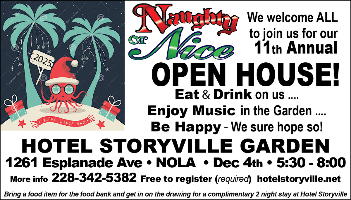 Hotel Storyville Open House