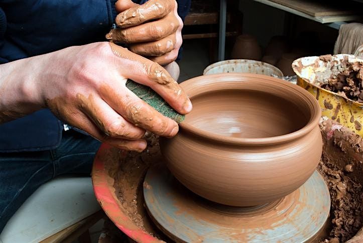Pottery wheel workshop at Artventures Oakville Lakeshore Bronte