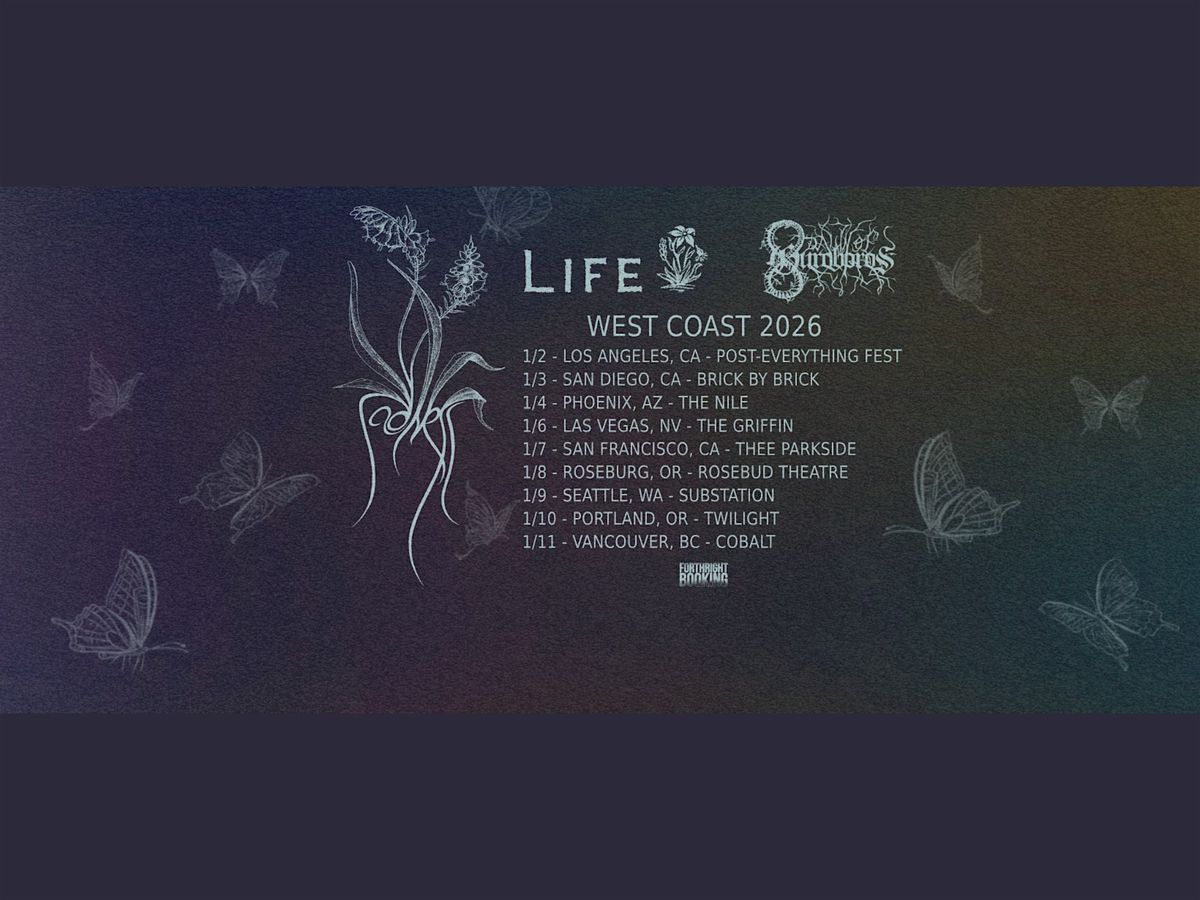 Sadness LIVE at The Rosebud with Life, Dawn of Ouroboros, fairweatherfriend