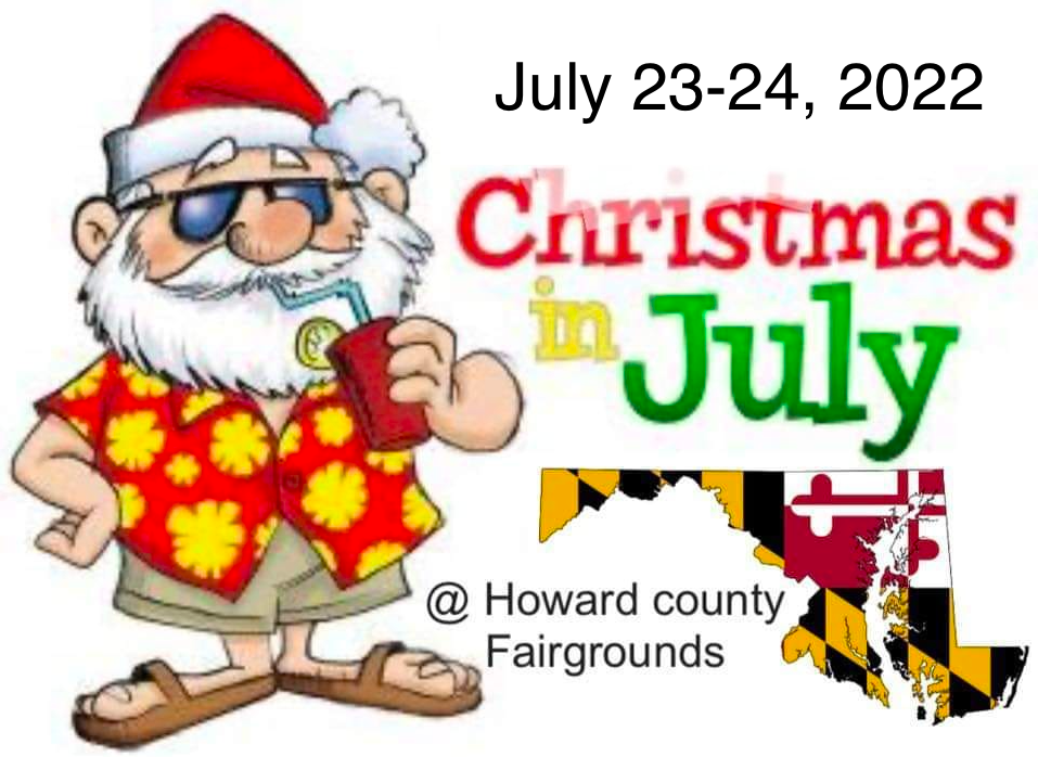 Howard County Christmas 2022 Christmas In July Md 2022 | Howard County Fair, West Friendship, Md | July  23, 2022