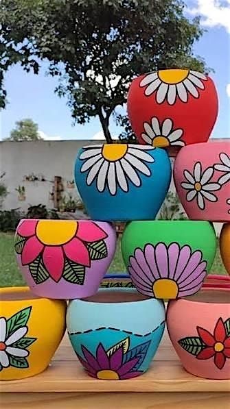 Grow and Glow : A pot painting social