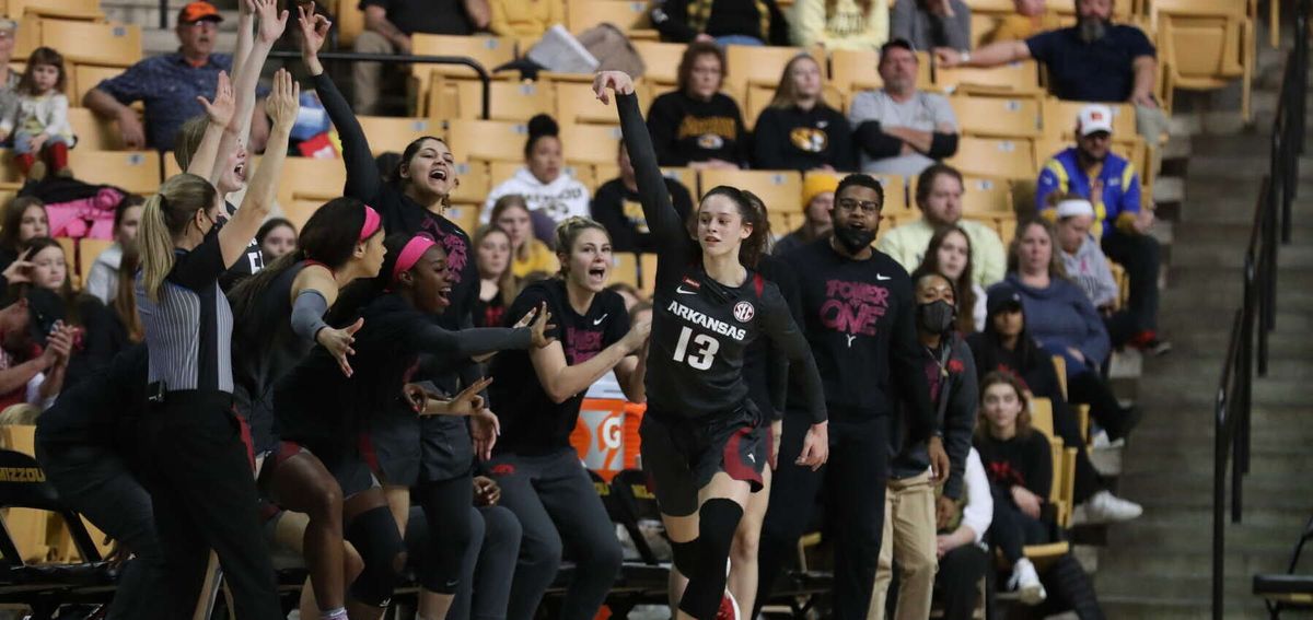 Parking Arkansas Razorbacks at Missouri Tigers Womens Basketball