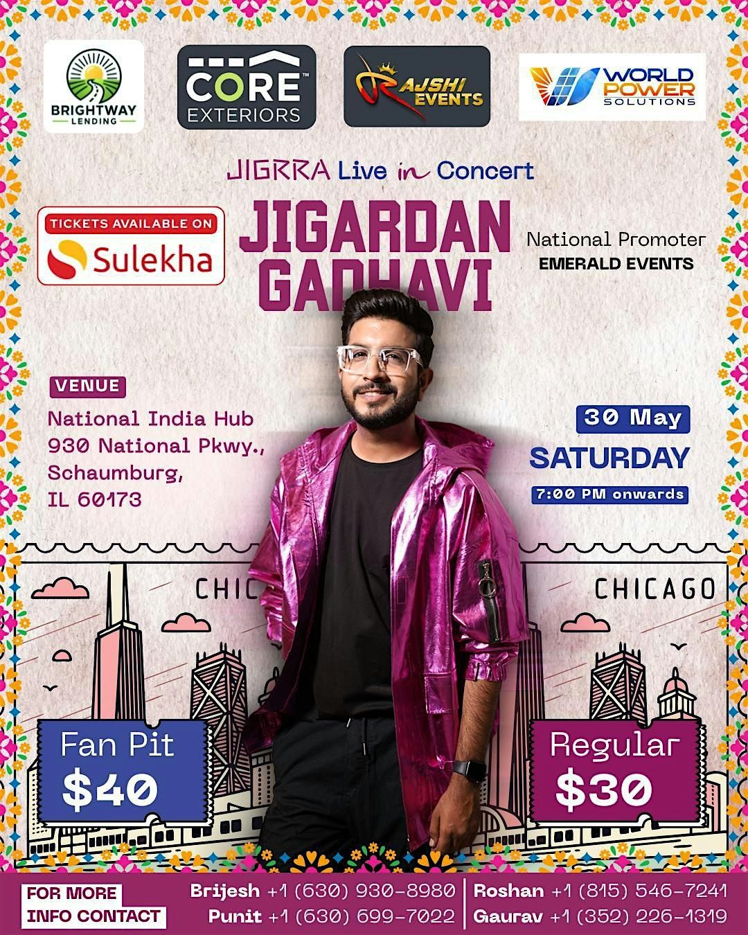 Jigrra Live in Concert - Jigardan Gadhavi Chicago