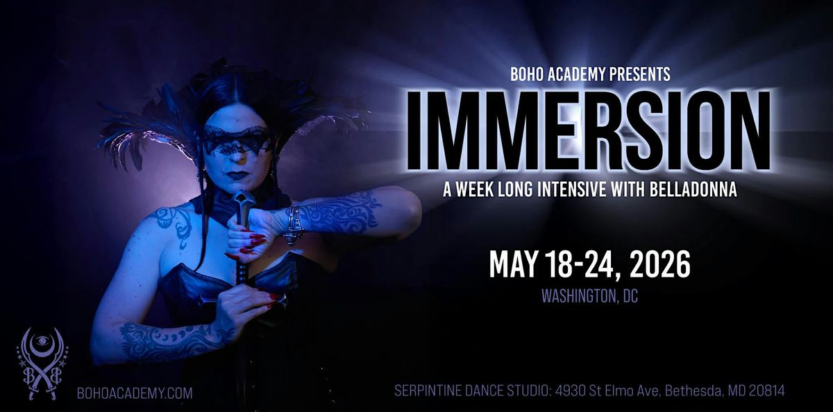 IMMERSION- 7 Day Sword and Fusion Dance Intensive with Belladonna