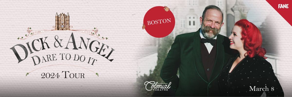 Dick and Angel at De Montfort Hall