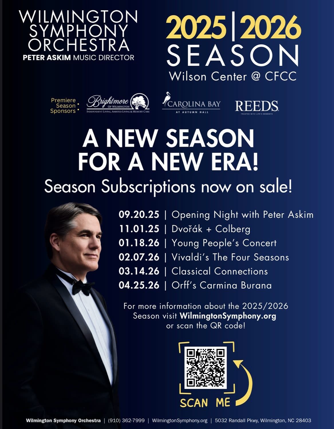 Wilmington Symphony Orchestra - Classical Connections at Wilson Center at Cape Fear Community College