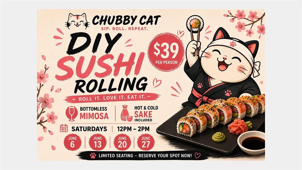 DIY Sushi Rolling at CHUBBY CAT