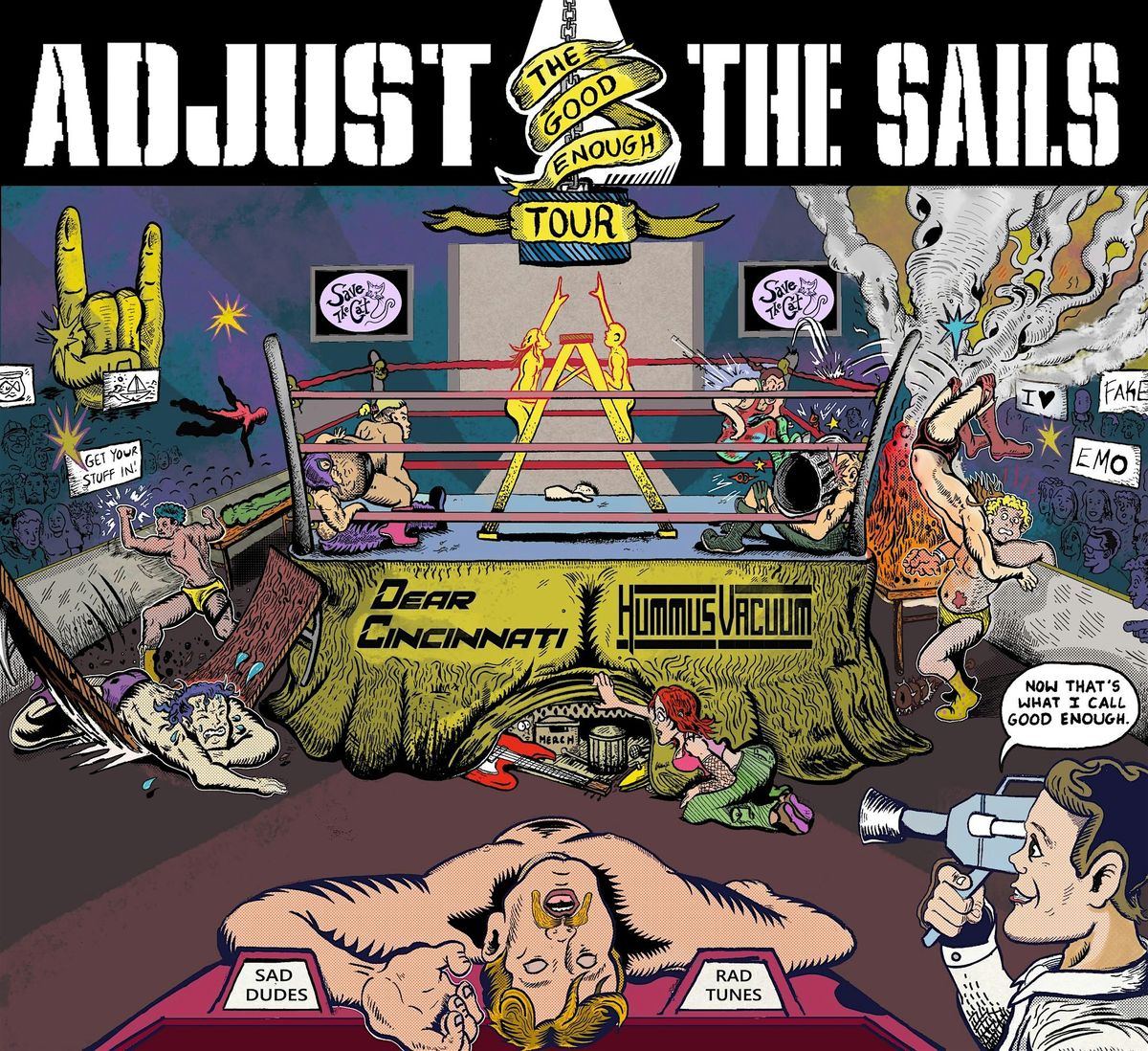 Adjust The Sails w\/ Dear Cincinnati + HummusVacuum