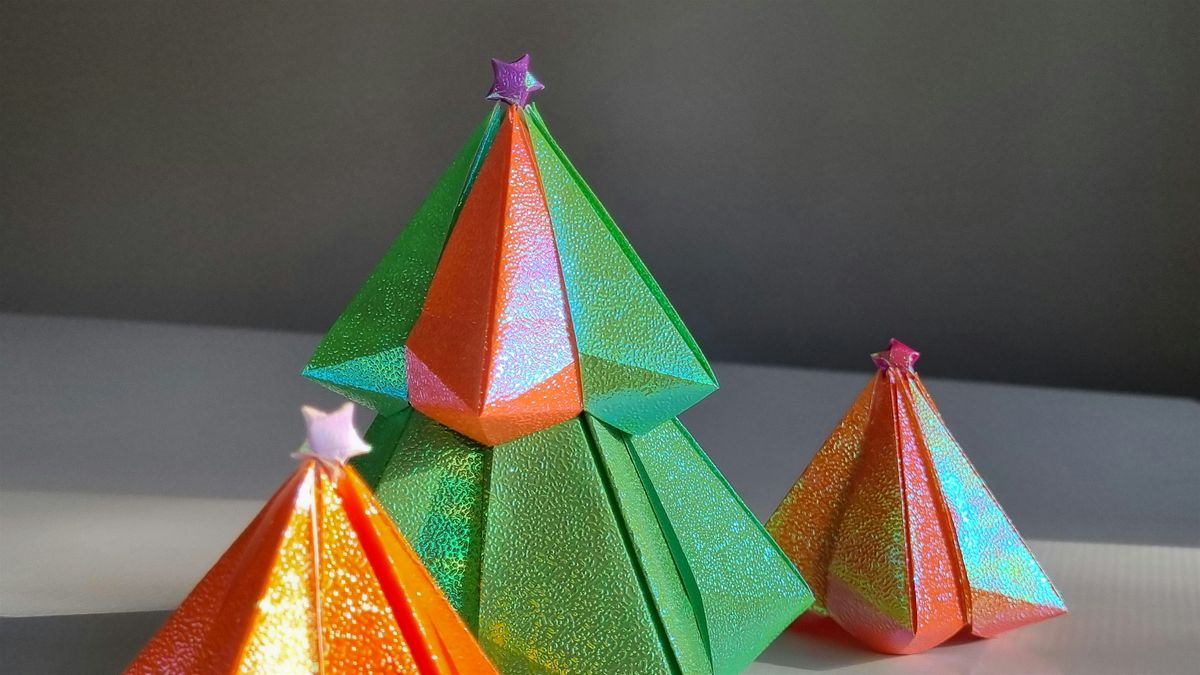 Copy of 2025 Mindful Origami: 3D Christmas Trees & Stars \u2013 Holiday Workshop