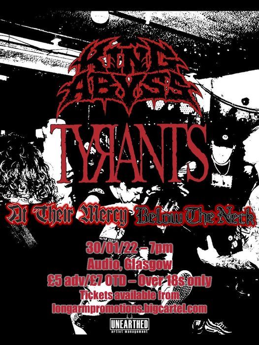 King Abyss + Tyrants | Glasgow