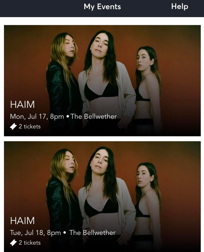 Haim at The Rady Shell at Jacobs Park