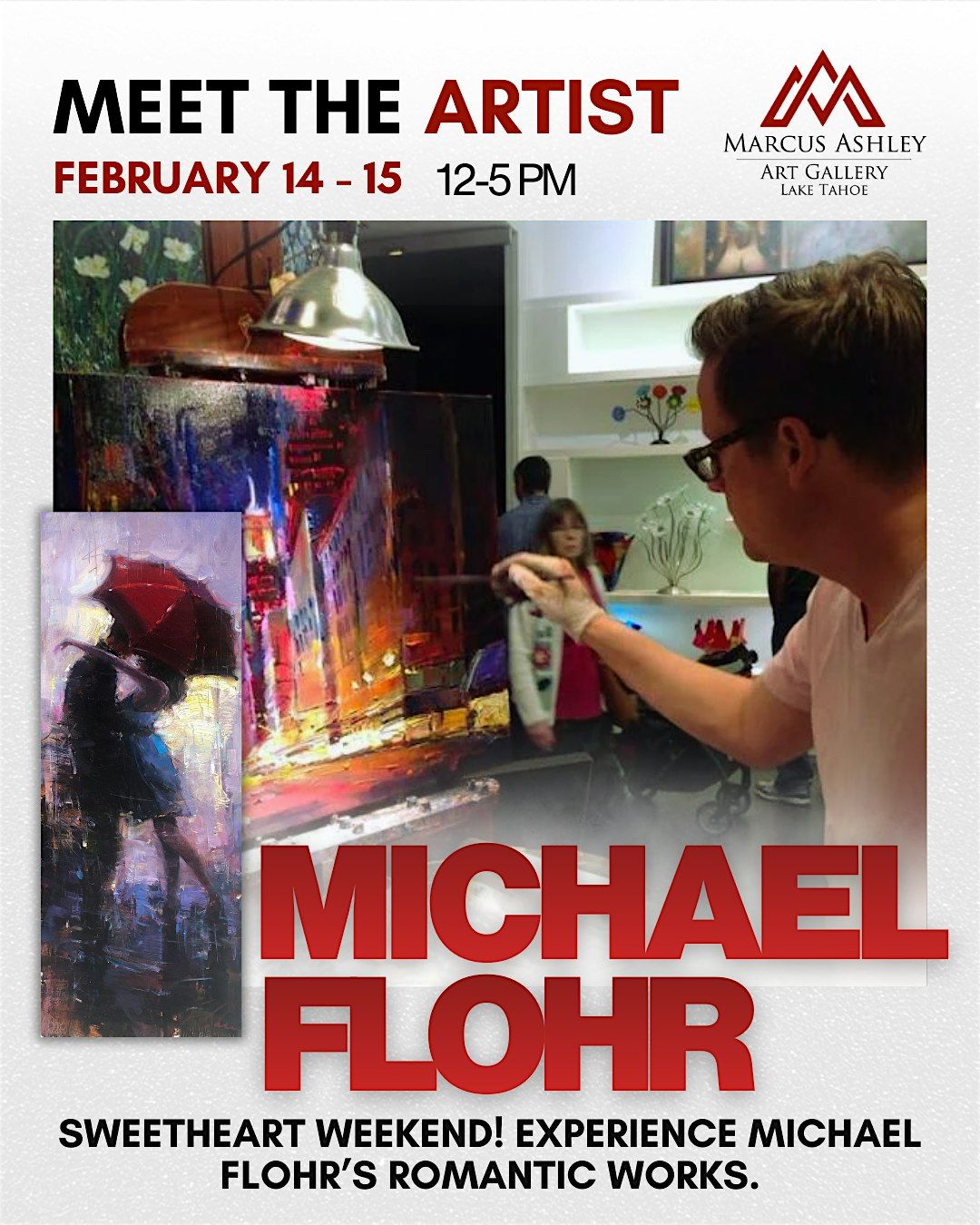 Meet the Artist ~ Michael Flohr ~ February 14- 15