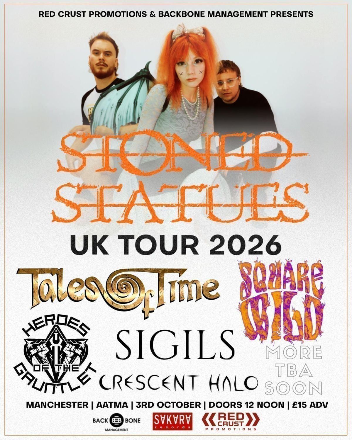 Stoned Statues UK Tour 2026