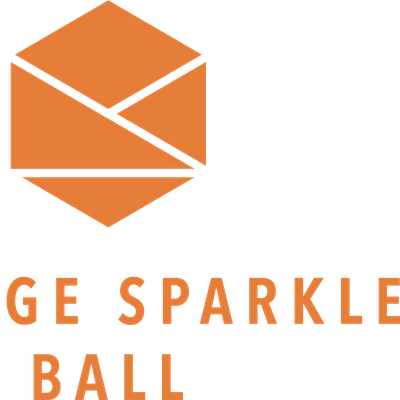Orange Sparkle Ball
