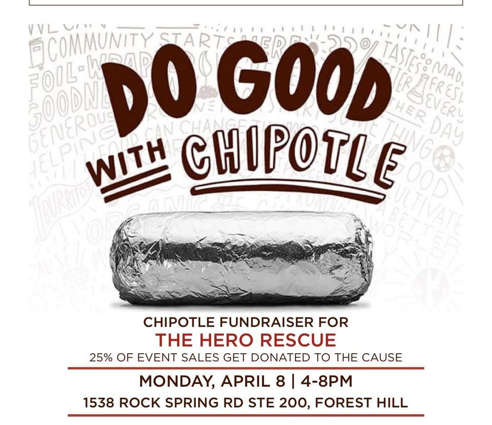 Chipotle Fundraiser For The Hero Rescue 