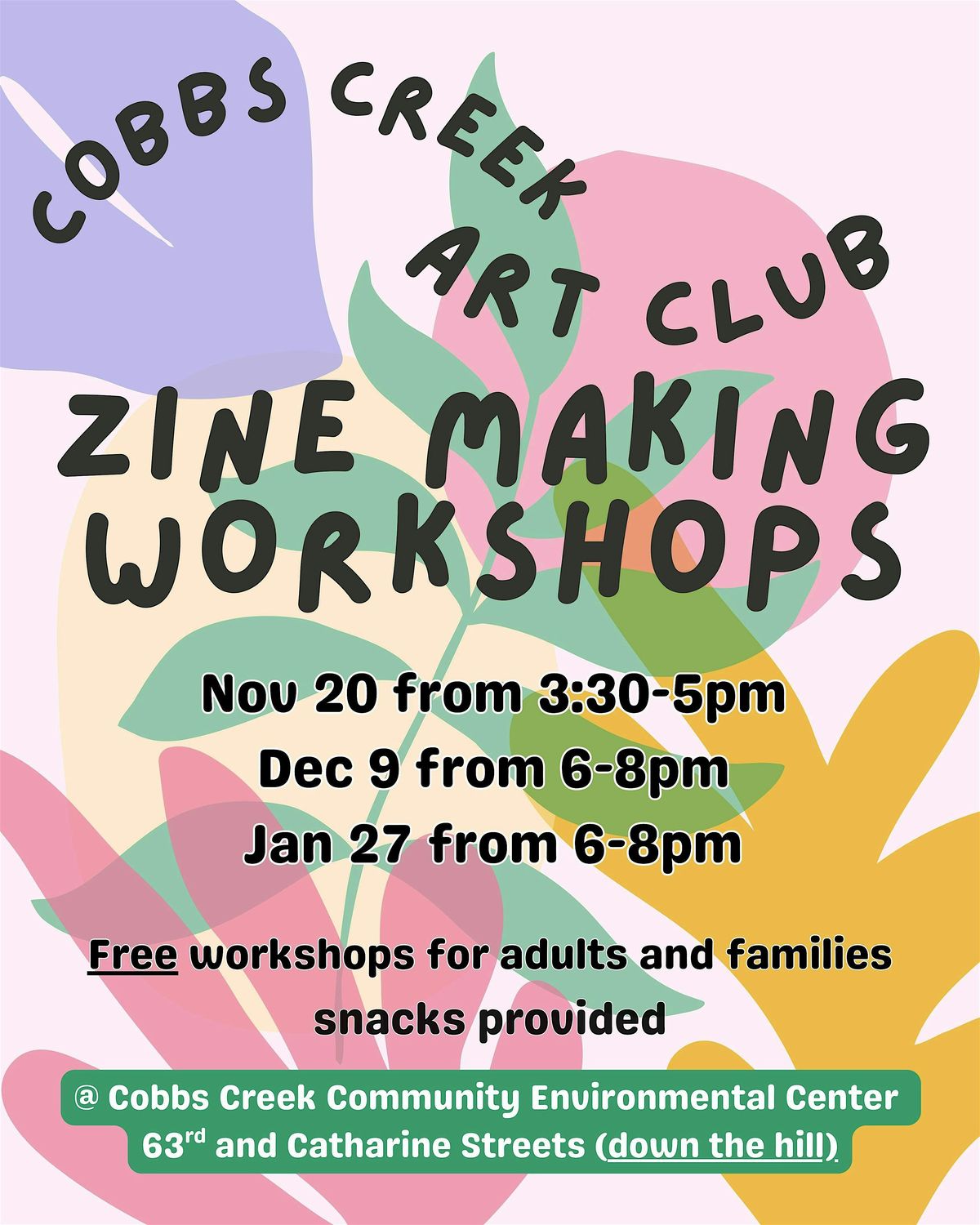 Zine Making Workshops