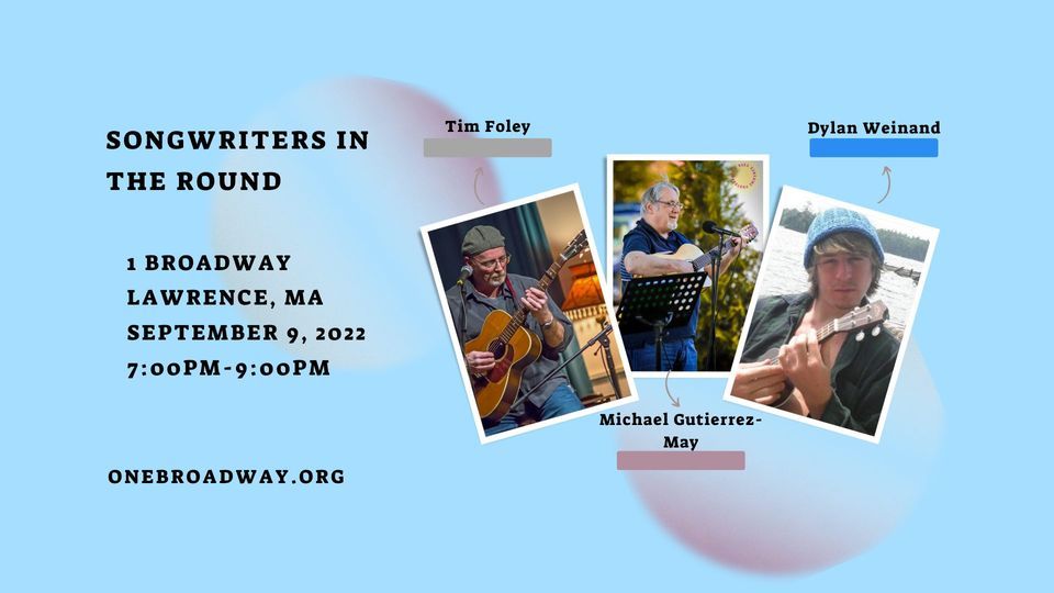 Tim Foley Music Songwriters in the Round Michael Gutierrez-May, Tim Foley, Dylan ...