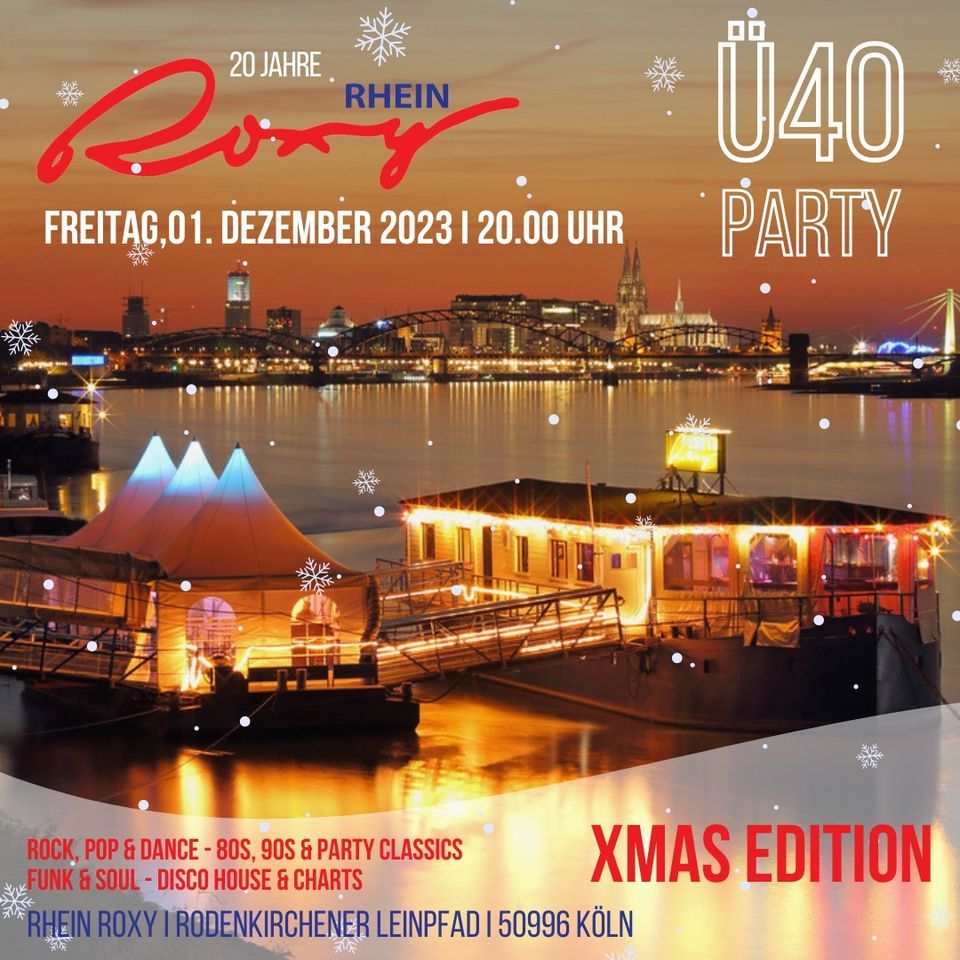 \u00dc 40 Weihnachtsparty  