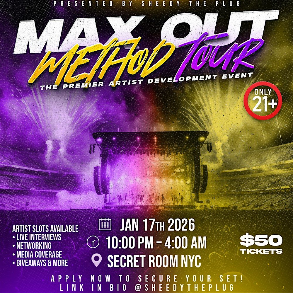 MAX OUT METHOD TOUR