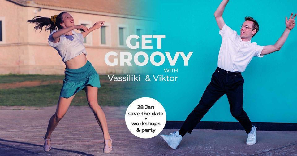 Get Groovy with Vassiliki & Viktor: Lindy Hop and Solo Jazz Workshops + Party