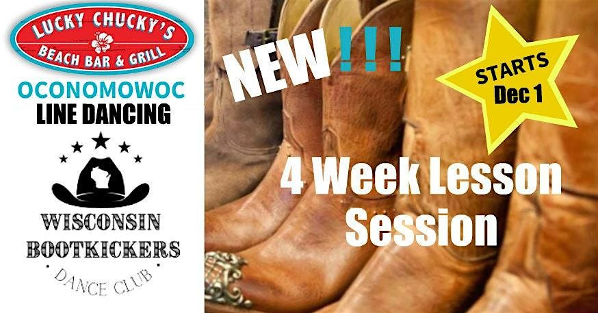Line Dance Lessons Beginners  4 Week Session - Oconomowoc